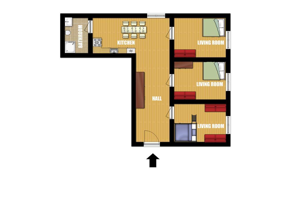 Modern Apartment Perlova Prag Exterior foto